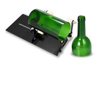 ZLXCAOB DIY Glass Bottle Cutter Adjustable Sizes Metal Glassbottle Cut Machine for Crafting Wine Bottles Household Decorations Cutting Tool (5-Wheel-with Accessories)