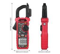 ZLXCAOB HABOTEST HT207D 4000 Counts Digital Clamp Meter Multimeter Handheld AC DC Voltage Current Voltmeter Diode Resistance Clamp Meter High-Precision Multifunctional Digital (HT207B)