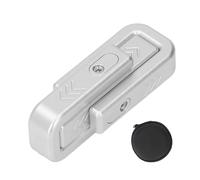 ZLXCAOB Stress Relief Slider Toy Decompression Portable Aluminium Alloy Slider Push Toy for Daily Life (Silver)