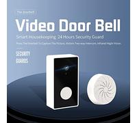 ZLXCAOB Tuya WIFI Video Doorbell with Chime Wireless Doorbell Camera APP Control Support 2-Way Audio Infrared NightVision
