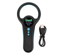 ZLXHDL Animal Tag Reader with USB Connectivity 134.2KHz 125kHz Dual Frequency Pet Chip Scanner Handheld Microchip Reader 500 Data Storage Rechargeable Desig