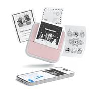 ZLXHDL Mini Thermal Label Maker Printer,Instant Photo Sticker Printing for Android iOS Labels Receipts Notes DIY (P-1)