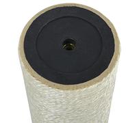 ZLXHFFH Cat Scratching Post 8x35 cm 8 mm Beige Wall Mounted Sisal | Woven sisal surface,wall-mounted design,beige,35 cm high,8 mm thick,claw sharpening spot
