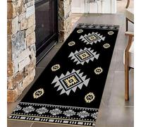 ZLXMN Rustic Long Runner Rug for Hallway 60x120cm Southwest Traditional Aztec Washable Carpet Runner Rug for Kitchen Hall Runner Door Mat Indoor Non Slip Area Carpet for Entrance Front Doo