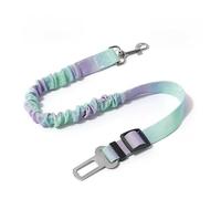 ZLXMRUT Elastic Safety Belt for 1994-2001 Dodge Ram 1500, Reflective Nylon Strap Shock Absorber Vehicle Adjustable Harness Pets,Green Purple