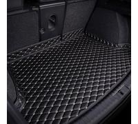 ZLxsmy Car Leather Boot Liner for BMW X2 2018-2023,Tailored Fit Nonslip Waterproof Car Boot Protector,Raised Edges Protector Guard Tray，Dog Friendly,A/Black-Beige