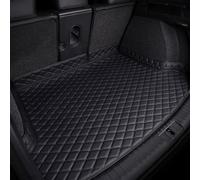 ZLxsmy Car Leather Boot Liner for Porsche Taycan Cross Turismo (Y1A) 2021 2022 2023,Tailored Fit Nonslip Waterproof Car Boot Protector,Raised Edges Protector Guard Tray，Dog Friendly,B/Black