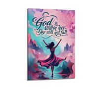 ZlXXYZ Modern Family Art Wall Canvas Posters-Character Poster Figure with Inspiring Quote Enhances Uplifting Decor Charm Painting 16x24inch(40x60cm) Frame-style