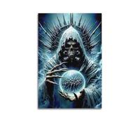 ZlXXYZ Wall Art for Modern Family Office Decor Canvas Posters - Religious Myth Poster Skull With Gas Mask Mysterious And Thrilling Art Decorative Painting 24x36inch(60x90cm) Unframe-style