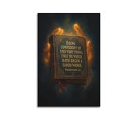 ZlXXYZ Wall Art for Modern Family Office Decor Canvas Posters - Religious Poster Bible Held By Holy Hands Full Of Faith Power Art Decorative Painting 16x24inch(40x60cm) Unframe-style