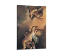 ZlXXYZ Wall Art for Modern Family Office Decor Canvas Posters - Religious Poster Little Angel Is Agile And Beautiful Full Of Sacredness Art Decorative Painting 24x36inch(60x90cm) Frame-style