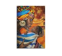 ZLXZPL Office Wall Painting Art Canvas Posters-Figure Poster Warmth of Motherly Love Solemn And Sacred Adding An Artistic Atmosphere to Living Rooms Art 20x30inch(50x75cm) Unframe-style
