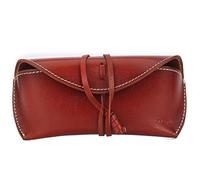 ZLYC Unisex Handmade Genuine Leather Eyeglass Case (Bundle,brown),One Size