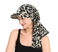 ZLYC Women Chemo Headwear Brim Visor Head Scarf Pre Tied Headwraps | Summer Skull Hat Wide Brim Baseball Beanie Hats，Lightweight and Breathable