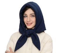 ZLYC Women Winter Windproof Hooded Scarf Soft Warm Balaclava Beanie Hat | Padded Winter Hood Scarf,Ultra Light With Down-Like Touch,Windproof Thermal Hat For Skiing,Hiking And Daily Cold Weather