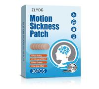 ZLYDG Motion Sickness Patch, 36 PCS Anti Nausea Patches, Sea Sickness Patch, Relieve Vomiting, Nausea, Dizziness Resulted from Travel of Cars, Ships, Airplanes (1 Box)