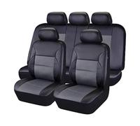 ZLYFCL 9pcs Car Seat Covers for Nissan Cube 2009 2010 2011 2012 2013 2014, Car Front Rear Waterproof Breathable Full Set Interior Protector Accessories,E-Grey