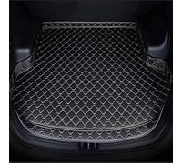 ZLYFCL Car Leather Boot Liner Mat for Nissan X-Trail III (T33) 2022 2023 2024 2025 7-seat, Waterproof Anti-Scratch Non-Slip Trunk Pad, Cargo Tray Protector Liners Accessories,E-Black-Beige Plus