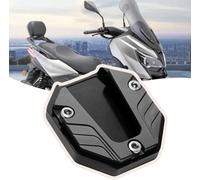 ZLYFCL Motorcycle Kickstand Pad for Suzuki Inazuma 250 2012 2013 2014 2015 2016 2017, Aluminium Motorcycle Bracket Side Extended Universal Anti-Skid Enlarged Base Stand Pads,A-Black