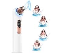 ZLYJ Blackhead Remover Vacuum with LED Display 3 Modes 4 Replaceable Probes, Electric Pore Cleaner Acne Comedone Extractor,USB Rechargeable