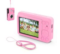 ZLYLVRC Silicone Protective Cover Case Compatible with Kodak PIXPRO FZ55 Digital Camera - Lightweight, Shock-Absorbent Soft Shell (Pink)