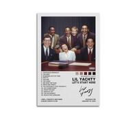 ZLYXZQG Let's Start Here Lil YachtyAlbum Cover Poster Music Poster Canvas Wall Art Poster Bedroom Decor Teen House Decor Art16x24inch(40x60cm) Unframe-style-32