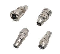 ZLYY SP30 Air Coupler and Plug kit, for 10mm Air Hose, Industrial Type, Air Quick Connect, Air Hose Fittings, Air Compressor Accessories, Pack of 4