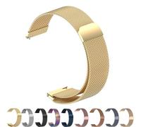 ZLZKJS Milanese Watch Strap, Metal Watch Strap, Magnetic Watch Mesh Strap, Stainless Steel Quick Release Replacement Straps for Men and Women., gold, 20mm