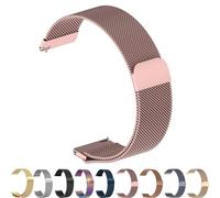 ZLZKJS Milanese Watch Strap, Metal Watch Strap, Magnetic Watch Mesh Strap, Stainless Steel Quick Release Replacement Straps for Men and Women., pink, 18mm, Bracelet