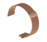 ZLZKJS Milanese Watch Strap, Metal Watch Strap, Magnetic Watch Mesh Strap, Stainless Steel Quick Release Replacement Straps for Men and Women., Rose Gold, 22mm