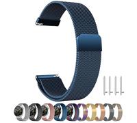 ZLZKJS Milanese Watch Strap, Metal Watch Strap, Magnetic Watch Mesh Strap, Stainless Steel Quick Release Replacement Straps for Men and Women., blue, 18mm, Bracelet