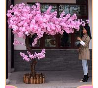 ZLZNX Simulated Cherry Blossom Tree for Indoor Outdoor Party Restaurant Mall Artificial Plant,B,1.8m*1.2m