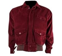 ZM ATTIRE Mens Jack Torrance Jacket Red Corduroy Winter Coat Horror Movie Halloween cosplay