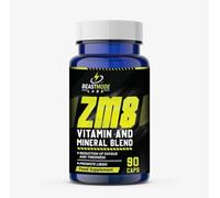 ZM8 Beastmode Labs ZMA 90 Capsules - Zinc Magnesium Aspartate with Vitamin B6 - Boosts Testosterone, Enhances Muscle Growth, Improves Recovery & Sleep Made in The UK in a GMP Facility