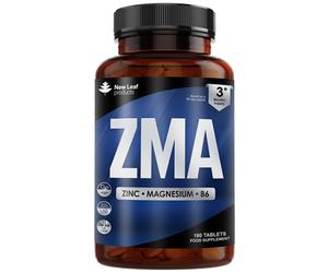 ZMA Capsule 180 Tablets Zinc Magnesium + Vitamin B6 for Muscle Support