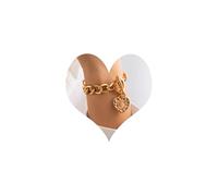 ZMANYIJEW Chunky Cross Bracelet Chain for Women Gold Silver BraceletsGold Cross Heart Toggle Statement Chain Bangle Jewelry, One Size, no gemstone