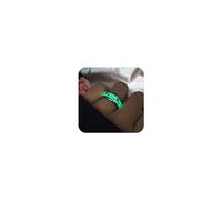 ZMANYIJEW Glowing Heartbeat Ring - Funny Dark Luminous Valentine's Day Heartbeat Glow in The Dark Promise Ring for Women & Men, Metal, No Gemstone