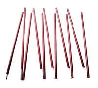 ZMCGNO 1Pc 8.5mmx3.6m Aluminum Alloy Tent Pole 4.05m 4.42m Tent Pole Red Outdoor Camping Equipment Tent Rod 2-6 Person Accessories(9 Sections 2.95m)
