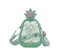 ZMCLZMD Cup Stylish and Creative Cute Pineapple Straw Plastic Water with Portable Strap Outdoor Sports Bottle Ice Cream Popsicle Shaped Juice Drink-4||600ML