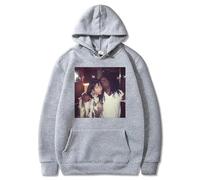 ZMCLZMD Hip Hop Rapper Lil Wayne and Nicki Minaj Mugshot Hoodie Street Trend Classic Print Pattern Suitable for Both Men and Women-grey||x_s