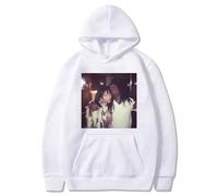 ZMCLZMD Hip Hop Rapper Lil Wayne and Nicki Minaj Mugshot Hoodie Street Trend Classic Print Pattern Suitable for Both Men and Women-white||3x_l