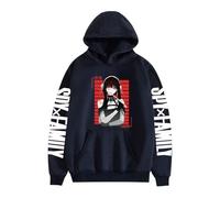 ZMCLZMD Unisex Spy X Family Cartoon Hoodies Yor Forger Twilight Pullover Long Sleeve Sweatshirt Printed Anime Inspired Cute Trendy Couple's Oversized Hooded-Navy Blue 1||xx_l