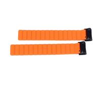 ZMCPODALK 2pcs Replacement Watch Bands for Charge 6/5, Professional Silicone Strap with Strong Snap Closure, Soft Comfortable Wristbands Compatible with Charge 6 and (Gray Orange)