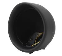 ZMCPODALK Motorcycle Headlight Bucket Housing, 7in H4 Halogen and LED Headlight Compatible, Aluminum Alloy Housing with Decorative Ring for Dyna Touring