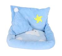ZMCPODALK Small Pet Starfish Sofa Sleeping Cushion, Hamster Sofa Bed, Plush Cotton Nest with Mini Pillow for Small Pets, Warm Cozy Resting Spot for Hamster Guinea Pig