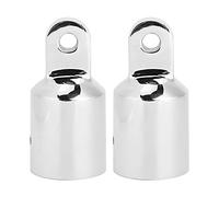 ZMCPODALK Stainless Steel Top Eye End Slide Cap, 2pcs Boat Hardware Accessories, 22mm/0.9in Marine Grade Top Cap Fitting, Replacement for Ships and Yachts