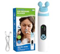 ZMCVOE Eustachian Tube Unblocker, Rechargable Ear Pressure Relief Device with 3 Level Adjustable Airflow, Eustachian Ear Unclogger, Eustachian Tube Treatment for Flying Swimming Diving