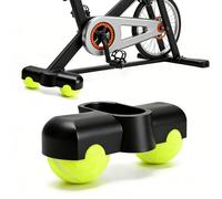 ZMCVOE Rocker Plate Feet, Indoor Cycling Snap Rocker Feet Adapter, Portable Rocker Plate Bike Trainer, Tennis Ball Feet for Wahoo Kickr Core 2 Roller Trainer, with 2 Tennis Balls (Pack of 1)