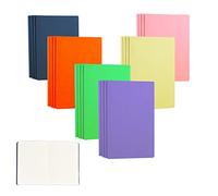 ZMCYN 24 Pack A6 Small Colorful Notebook Bulk, Mini Pocket Blank Notebook Set for Kids, Student, Office, 6 Mixed Color, A6 Size, 3.9” x 5.5", 64 Blank Pages/32 Sheets