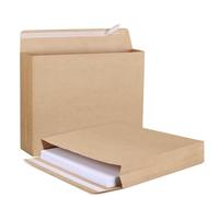 ZMCYN 25 Pack 10" x 13" Expandable Gusset Envelopes, Large Kraft Document Manilla Envelopes Mailing for Documents, Magazines, Photos